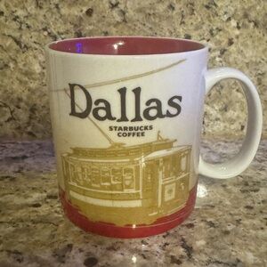 Starbucks DALLAS TX Texas Collector Series 16 oz City Coffee Tea Mug Cup 2009
